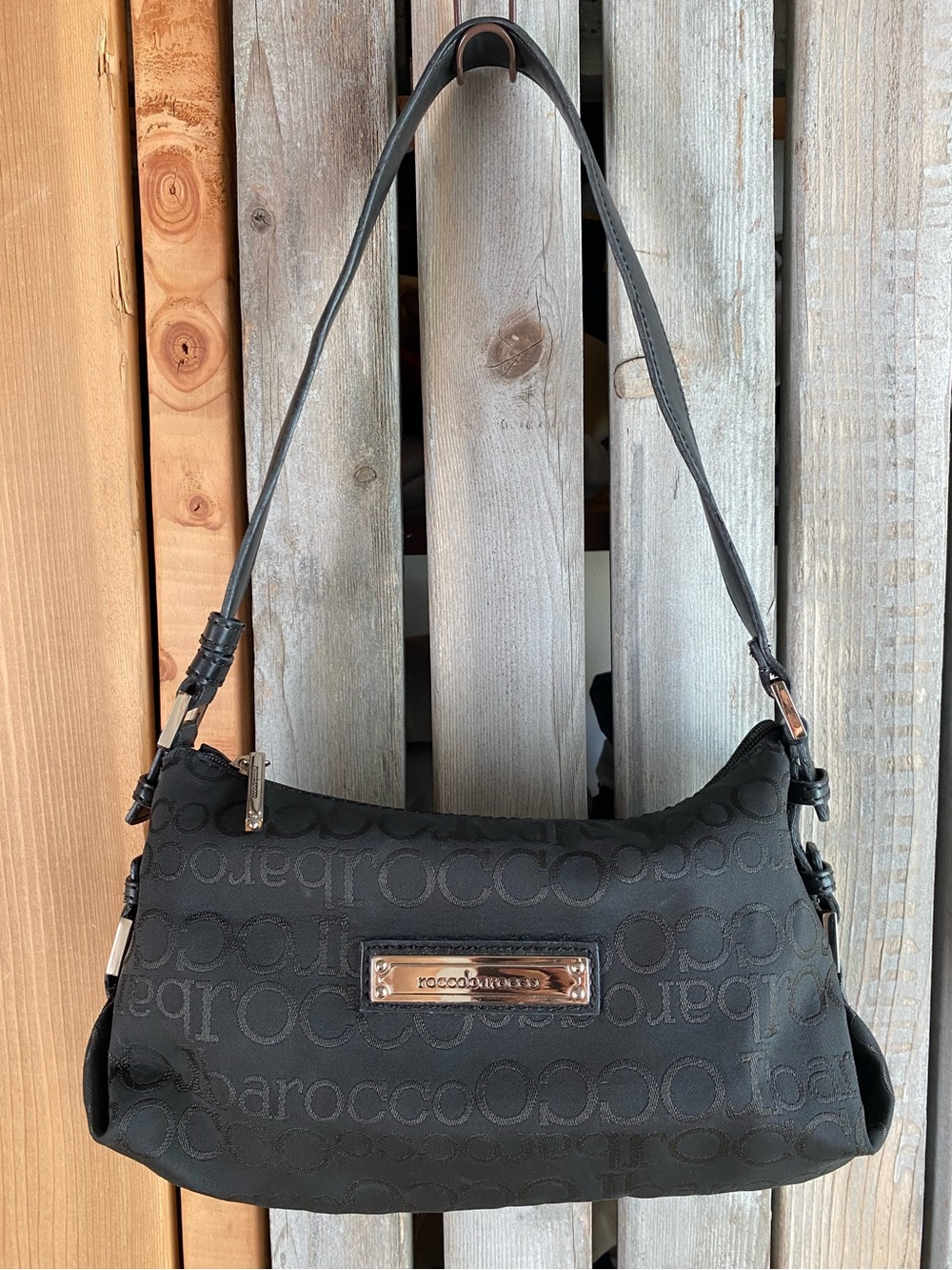 RoccoBarocco Purse Baguette Black Bag